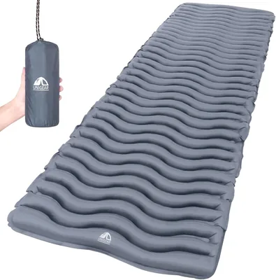 Unigear Ultraligt Inflaterbar Sängpad, Kompakt Luftmatte för Camping, Lättvikt Kampmatt för Hike, Outdoor