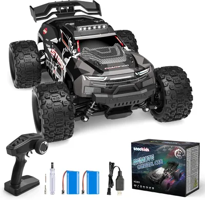 Snookids Fernkontrollet Bil - 1:18 High Speed RC Bil Offroad Buggy 40km/h, 2.4GHz 4WD All Terrain RC Drift Bil Monster Truck 14% Avskilt