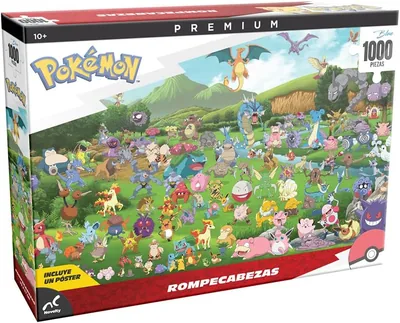 Rompecabezas Pokémon Premium, 1000 Piezas