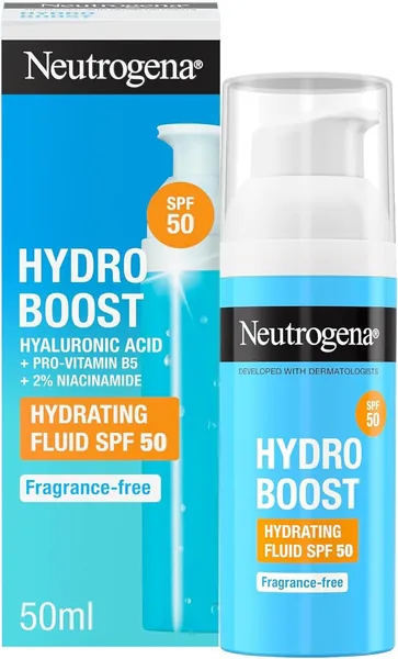 Neutrogena Hydro Boost Hydrating Fluid SPF 50 (1 x 50ml) Daily 50 Sunscreen