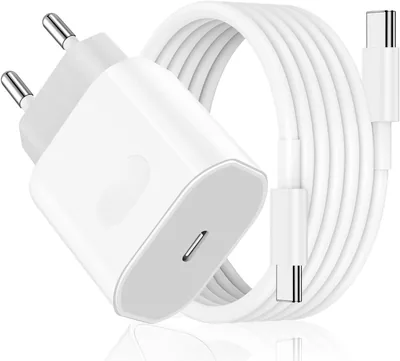 Chargeur de recharge rapide pour iPhone 16/16 Pro/16 Pro Max/16 Plus/15/15 Pro/15 Pro Max/15 Plus/iPad Pro/iPad Air, 27W USB C Puissance