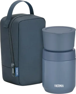 Thermos JEE-550 IBL Vacuum Insulated Soup Set, 300ml Indigo Blue, 19% Off