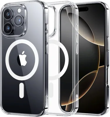 NIMASO iPhone 16 Pro用ケース マグネチック互換性 黄色防止 マグネット装備 衝撃耐性 USミリ