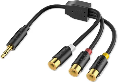 J&D AV Component Adapter 3 RCA to 3.5mm - Best Deal