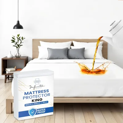 Infinitee Xclusives Waterproof Mattress Protector King Size 40% Off