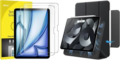 JETech iPad Air 11" M3/M2 Screen Protector & Magnetic Case Bundle - Best Deal