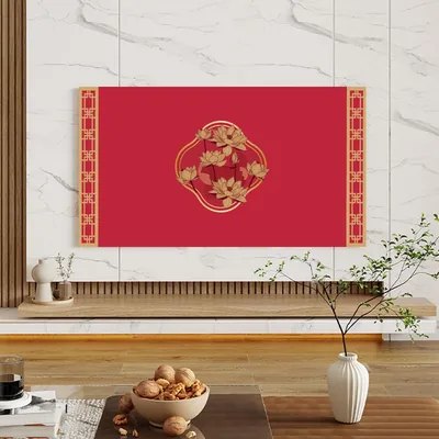 Chinese TV Dust Cover - Elastic Full Coverage 65-75 inch Hanging Cover (76-85 inch) C