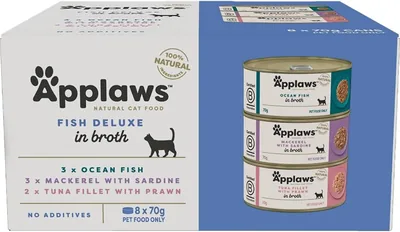 Applaws Fish Deluxe Wet Cat Food 8x70g Best Deal