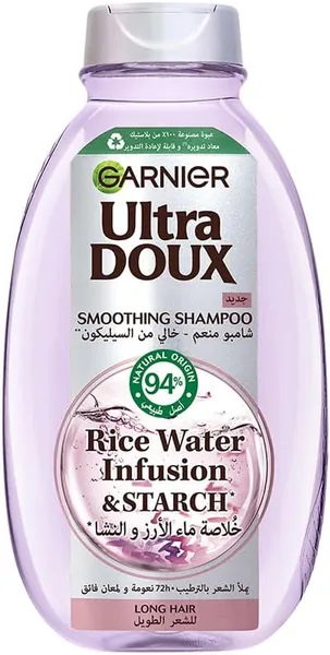 Garnier Ultra Doux Rice Water Shampoo, 400ml