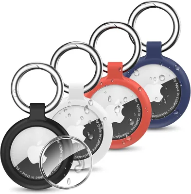 PAIFIEVD AirTag ケース 防水 アirtag キーチェーン TPU フル保護 アirtag ケース 持ち運び便利 傷・あれに強い