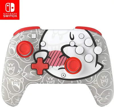 Controlador inalámbrico PDP REMATCH GLOW: Boo Hoo (con Movimiento) - Nintendo Switch y Switch Lite y Modelo OLED