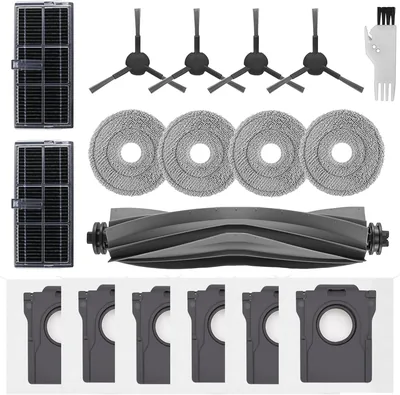 Kit d'accessoires pour Dreame L40 Ultra A, L10s Ultra Gen 2, L10s Pro Ultra - Mova E30 Ultra Robot Aspirateur de sol Replacement