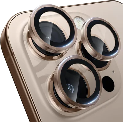 WSKEN iPhone 16 Pro Lens Protector - Shatterproof Ultra HD Tempered Glass