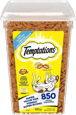TEMPTATIONS Adult Cat Treats 850g - 15% Off