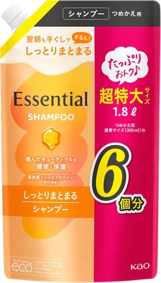 エッセンシャル シルクスムース シャンプー リフィル 1800ml | ベストディール