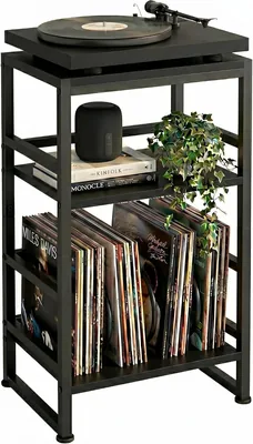 ZEXVIDA Record Player Stand - Best Deal