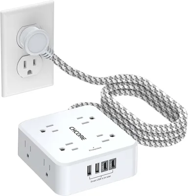 CHCORE Surge Protector 22% Off - 5Ft Braided Extension Cord