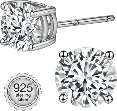 Sereney Sterling Silver Cubic Zircon Stud Earrings Best Deal