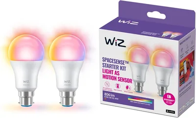 WiZ Smart Bulb B22 Colour Dimmable LED