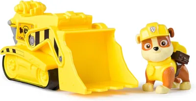 Paw Patrol - Véhicule de 15 cm et figurine de Ruben - 35% Off