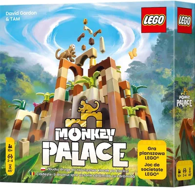 Dotted Games - Monkey Palace (edycja PL) - Gra planszowa LEGO: Buduj drogę do zwycięstwa klockiem po klocie! Najlepsza cena