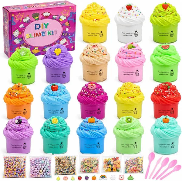 SHAHNARO 18 Packs Slime Kit for Kids