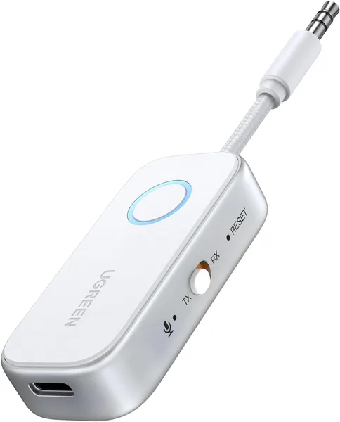 UGREEN Airplane Bluetooth 6.0 Transmitter Receiver for 2 Airpods or Headphones
