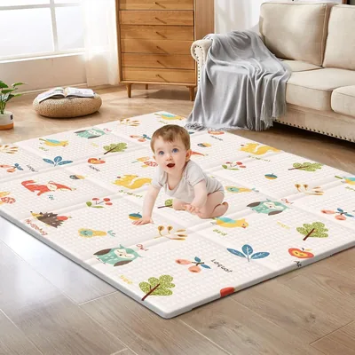 50 x 50 Inch Baby Play Mat, Waterproof & Foldable