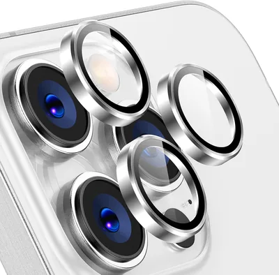 Tensea Camera Lens Protector for iPhone 16 Pro Max/15 Pro Max | Metal Tempered Glass