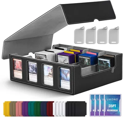 UAONO Trading Card Storage Box for Commander Display, Best Deal