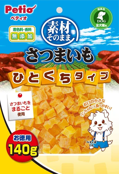 Petio Natural Ingredients Sweet Potato Bite-Size Type