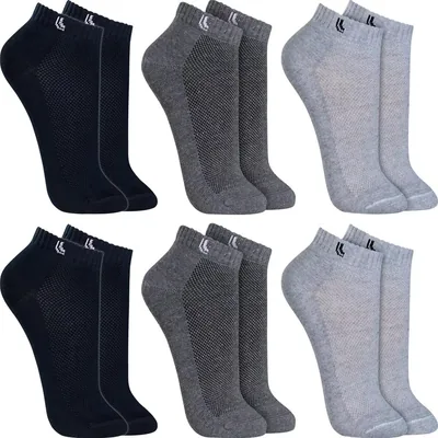 Kit de Meias Esportivas Lupo de Algodão Respirável com 6 Pares - Melhor Preço