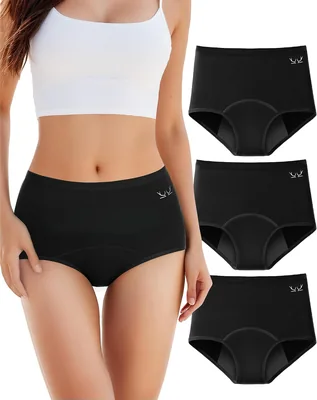 Sous-vêtements menstruels en coton TANSTC pour flux abondant, sans fuite pendant les règles, post-partum et récupération, protection hygiénique lavable