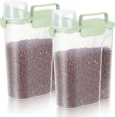 10-14 LBS Airtight Dog Food Storage Container, BPA-Free Pet Food Bin