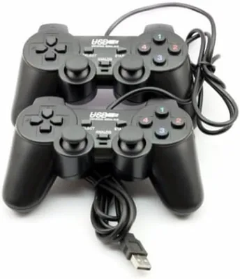 Double Shock Twin PC/Laptop USB Controller - Gaming Joystick 6% Off