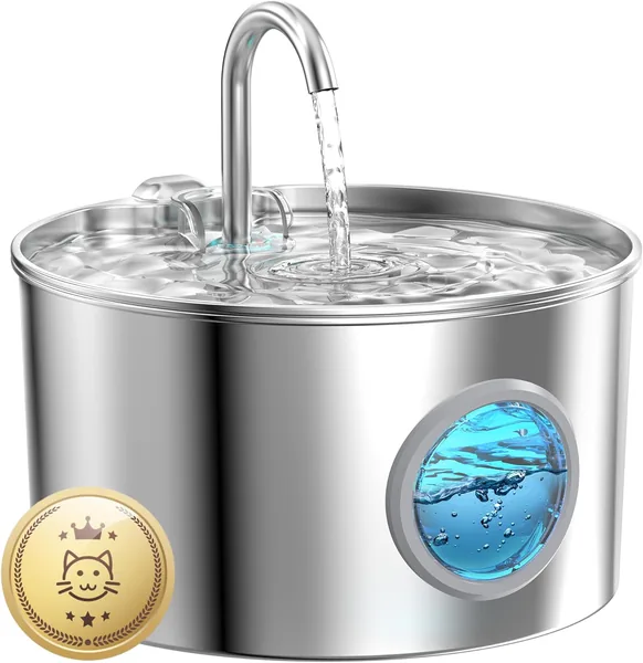 Cat Water Fountain Stainless Steel: Cat Fountain