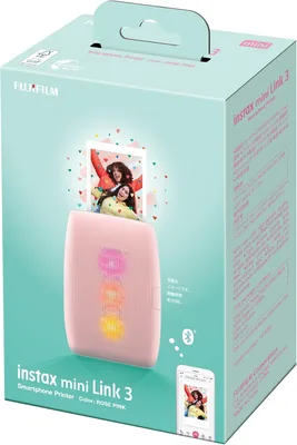 Fujifilm Instax Mini Link 3 Rose Pink Smartphone Printer - 19% Off