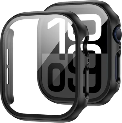 2 Pack Case with Tempered Glass for Apple Watch Series 10 42mm - Best Deal