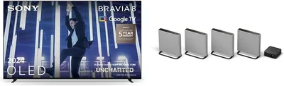 Sony BRAVIA 8 OLED, K65XR80, 65" TV BRAVIA Theatre Quad