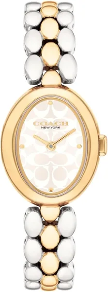 Coach Two Hand Quartz Movement Watch for Women SAMMY Collection with Stainless Steel Bracelet - 1450