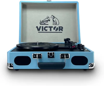Turntable for Vinyl Records - 3-Speed Suitcase Record Player Best Deal