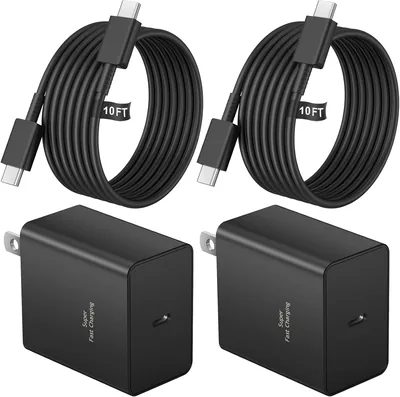 45W USB C Charger (2 Pack) for Samsung Galaxy