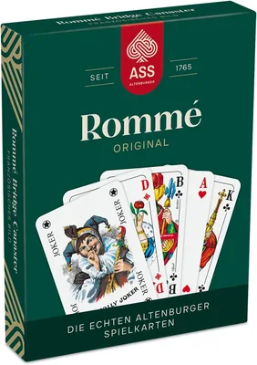 ASS Altenburger Rummy French Bild 2 Kartenspiele 55 Blätter (110 Karten inkl. 6 Joker)