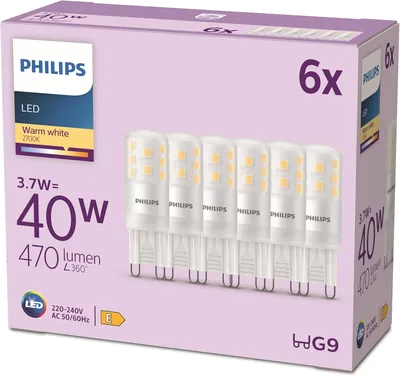 PHILIPS G9 LED Bulb Pack of 6 20% Off