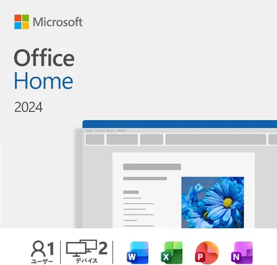 Microsoft Office Home 2024（最新永続版） | オンラインコード版 | Windows 11/10/Mac対応 | PC 2台