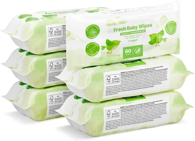 by Amazon Fresh Baby Wipes 15% Off