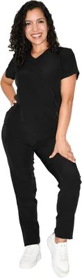 Uniformes Bárbara - Pijama Quirúrgica para Mujer Corte Recto Stretch con Bolsillos en Tela Repelente a Fluidos