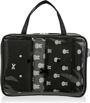Hapitas Travel Pouch Set - Clear Pouch & Cosmetic Cases - SGD 26.86