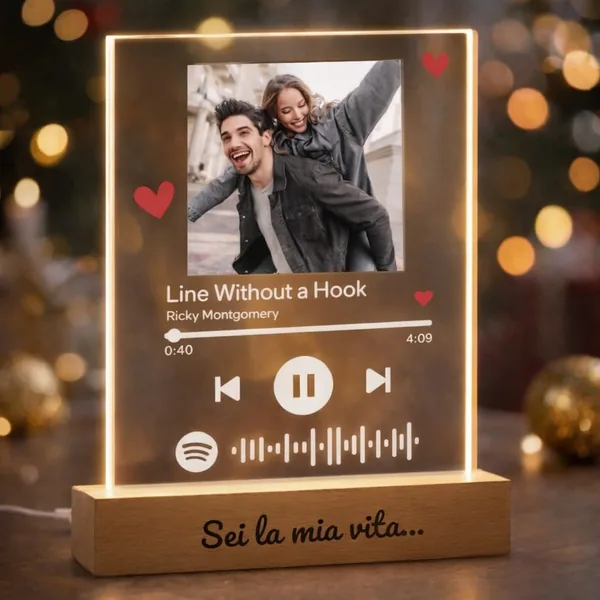 SBUGATTA Personalised Spotify Photo Plaque