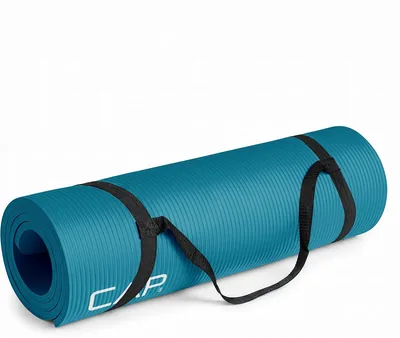 CAP Barbell Yoga Mat with Strap - 1/2 Inch